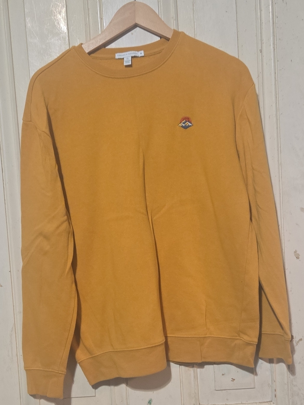 Threads 4 Thought Boy's Size 18 Mustard Crewneck Sweatshirt